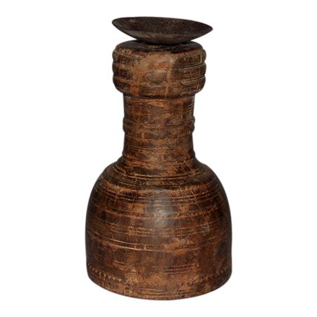 Hand Made Wooden Candle Stand-12